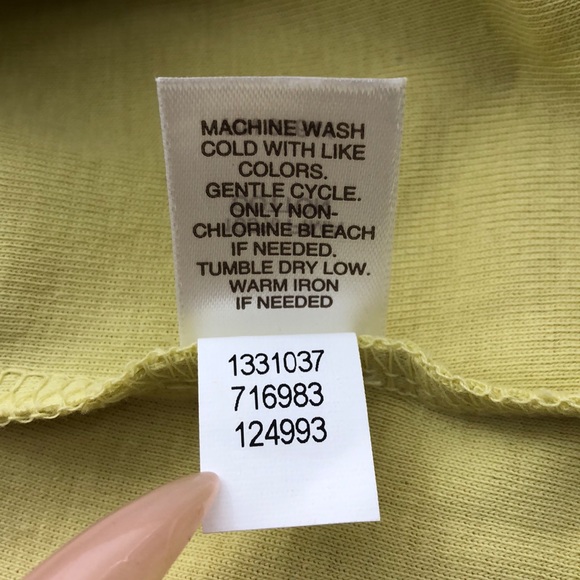 J. Jill Yellow Sleeveless Top Tank Top - Picture 7 of 7